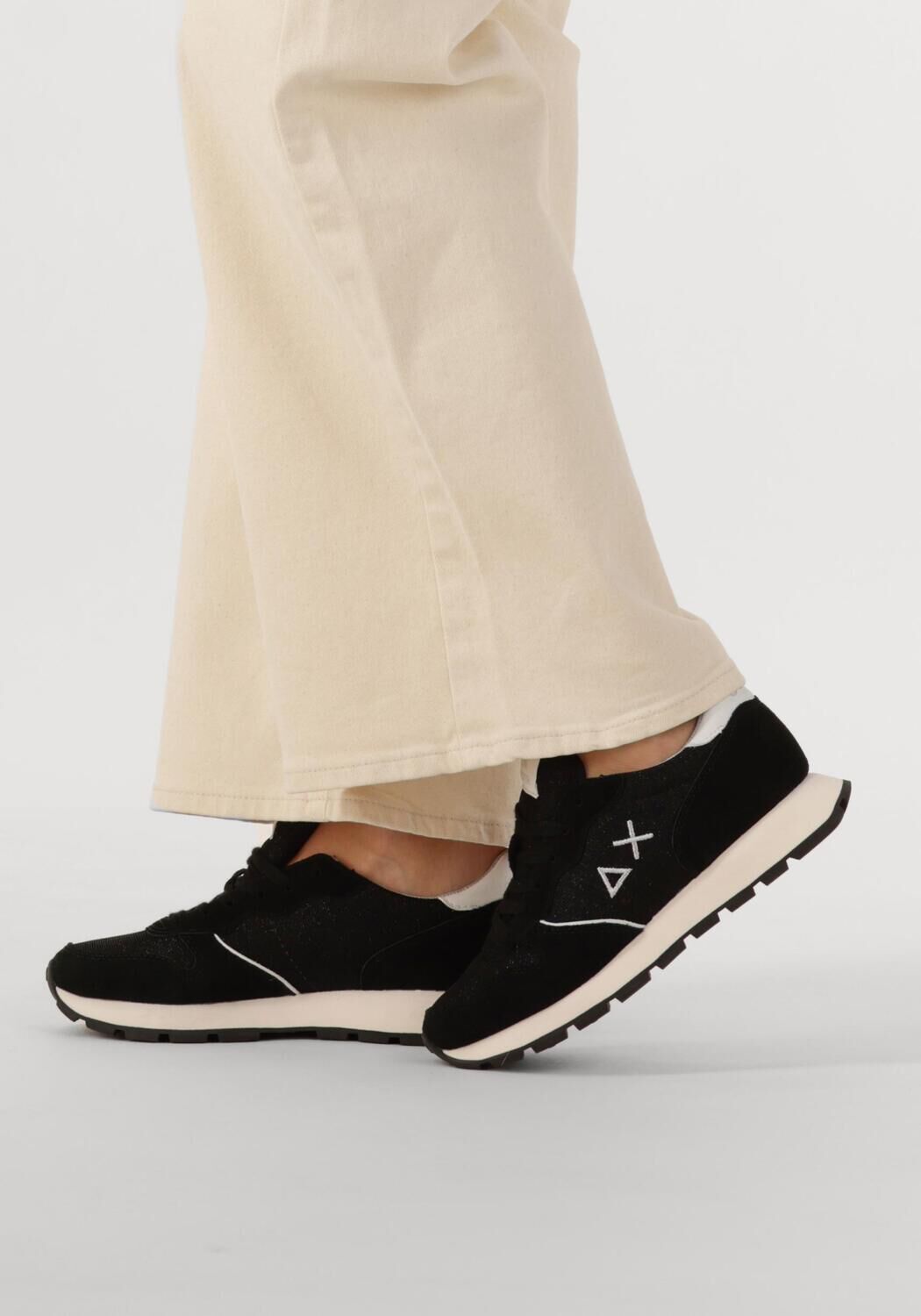 Wei&szlig;e SUN68 Sneaker Low ALLY GLITTER - large