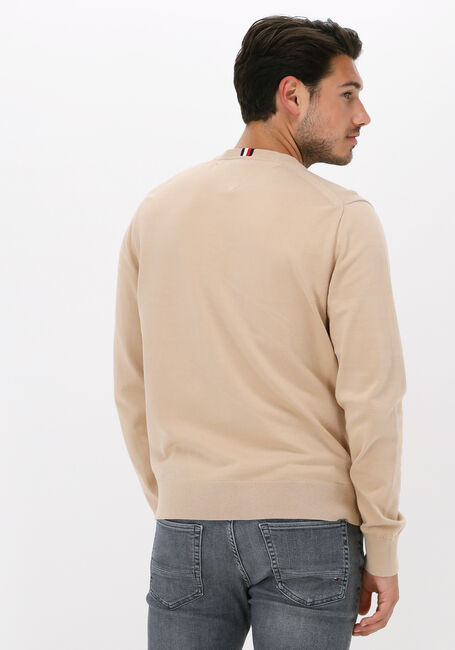 Beige TOMMY HILFIGER Pullover 1985 CREW NECK SWEATER - large