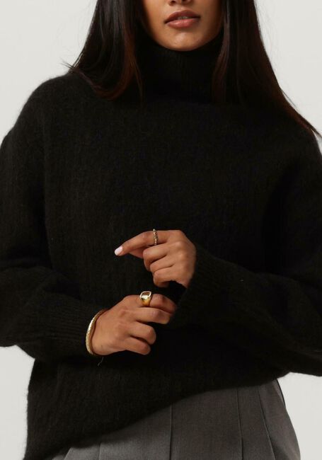Schwarze MSCH COPENHAGEN Rollkragenpullover MSCHELISIA NENAYA R PULLOVER - large