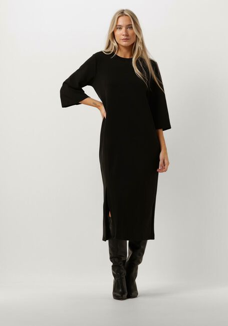 Schwarze MY ESSENTIAL WARDROBE Midikleid ELLEMW LONG DRESS - large