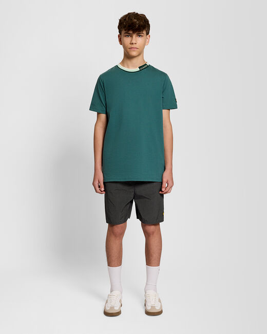 Schwarze LYLE & SCOTT Badehosen PLAIN SWIM SHORT - large