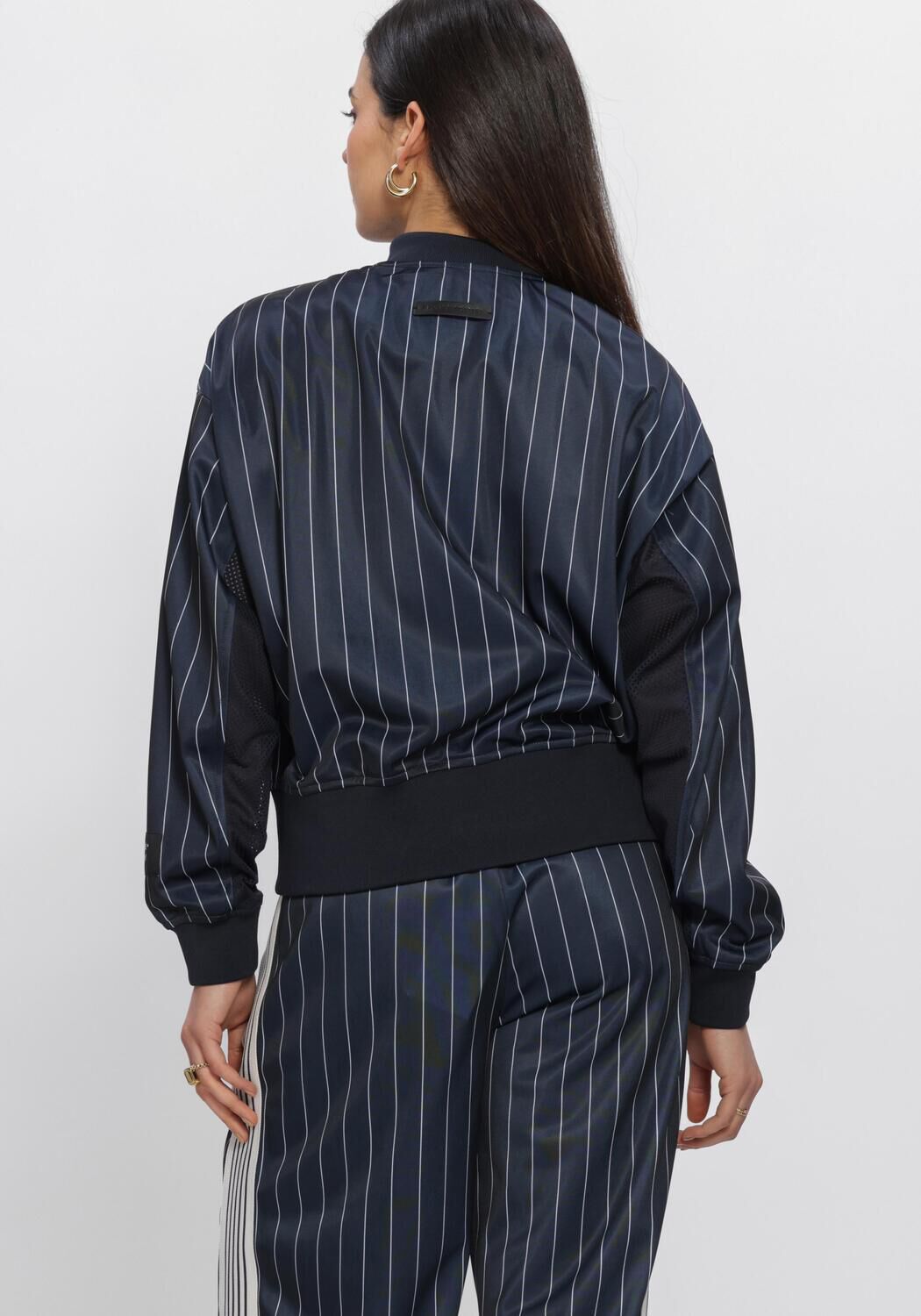 Dunkelblau HAUTE L'AMITI&Eacute; Pullover & Cardigans PIN STRIPE ZIP SWEAT - large