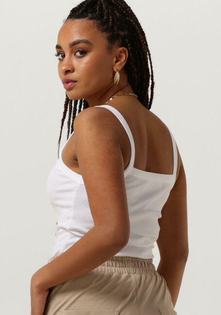 Weiße SELECTED FEMME Top SLFCELICA ANNA STRAP TANK TOP - large