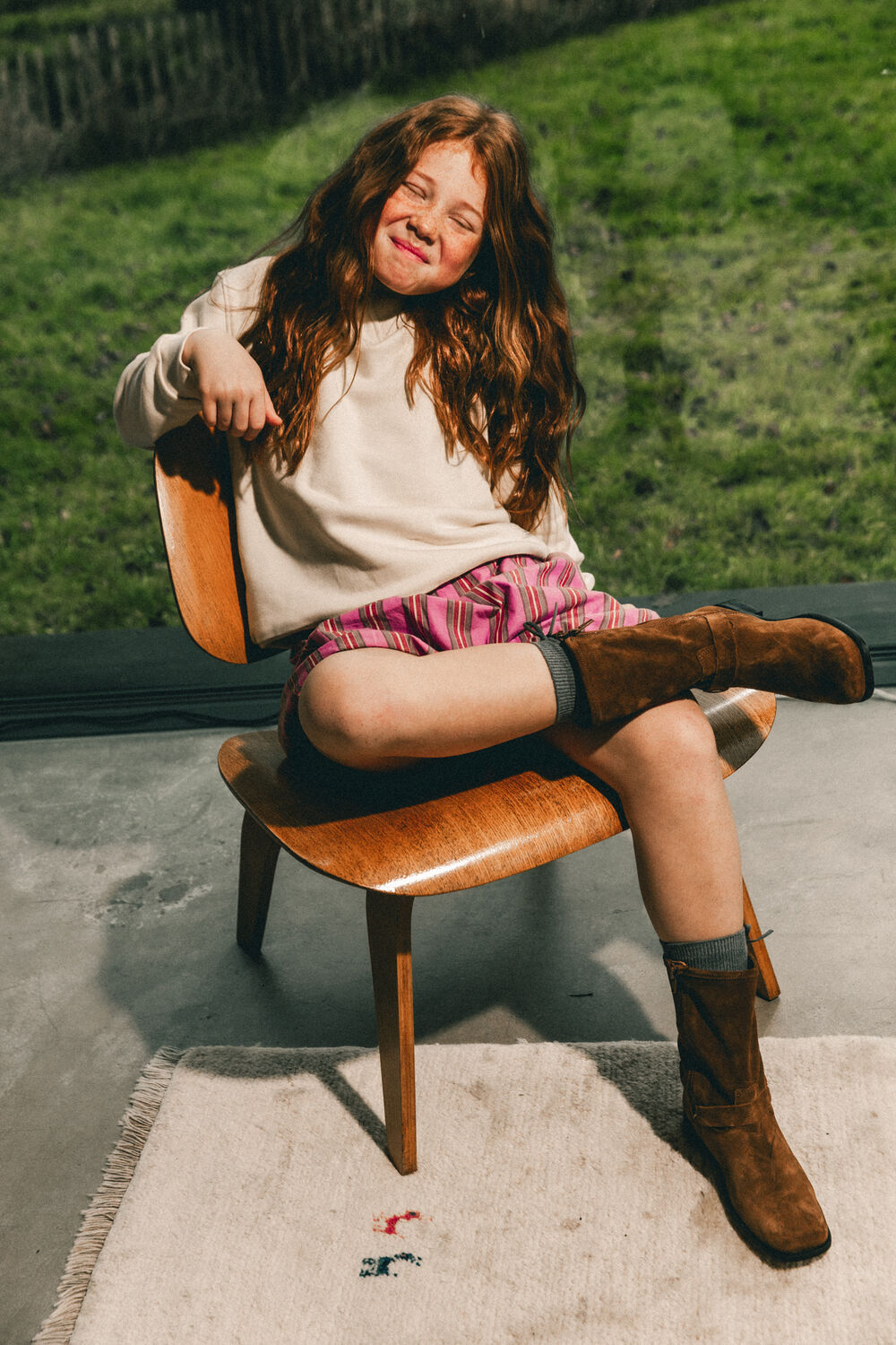 Ecru Labo de Colores Sweatshirt TOKIO - large