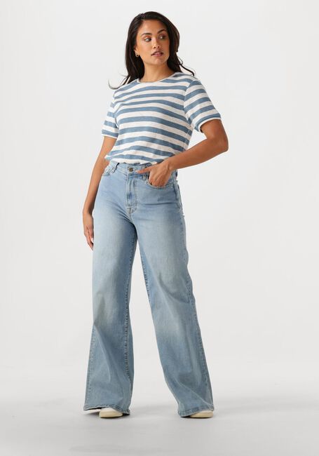 Blaue BY-BAR T-shirt HOPE BIG STRIPE TOP - large
