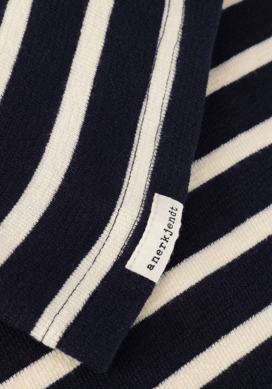 Blaue ANERKJENDT T-shirt AKKIKKI S/S STRIPE TEE - GOTS - large