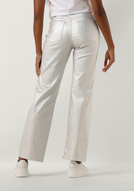 Silberne OBJECT Weite Hose OBJSUNNY MW PANT E DIV - large