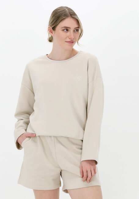 Beige JUST FEMALE Pullover PAISLEY BADGE SWEAT - large