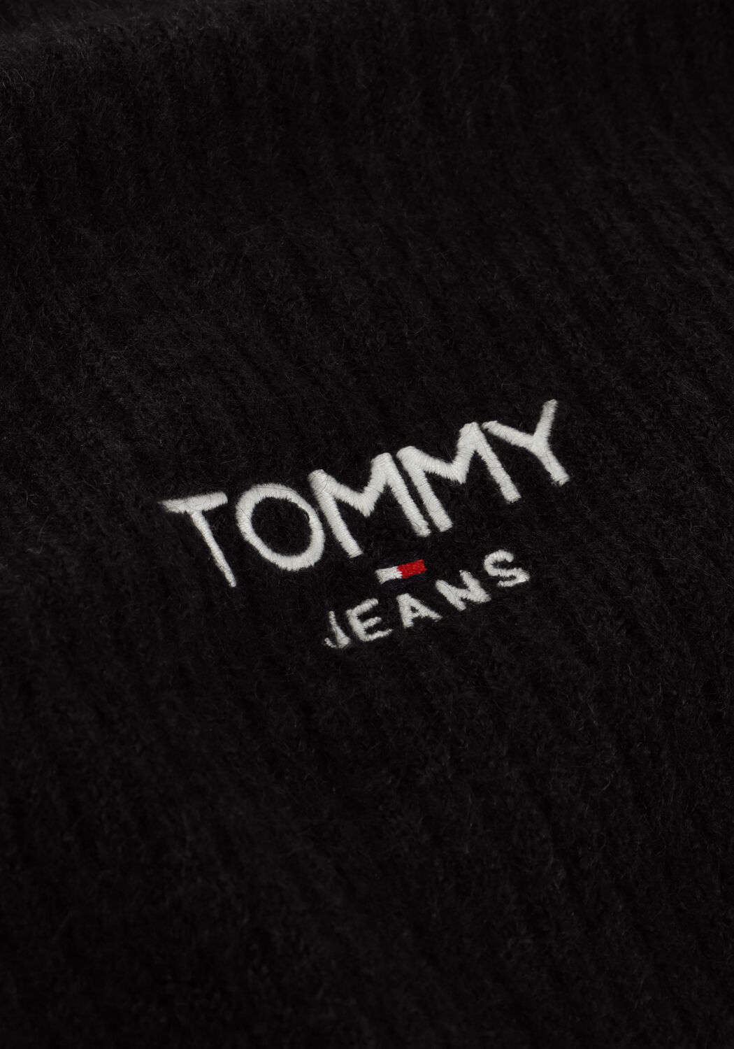 Schwarze TOMMY JEANS Rollkragenpullover TJW RLX TURTLENECK LOFTY SWEATER - large