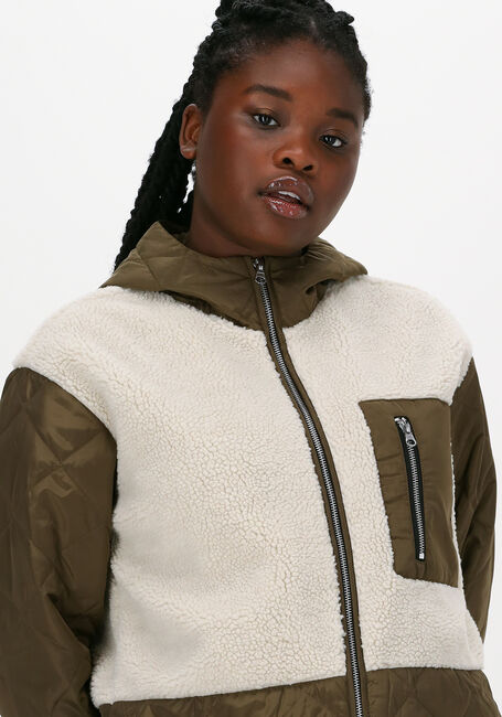 Gr&uuml;ne MSCH COPENHAGEN Wattierte Jack ADINA KIARA HOOD JACKET - large