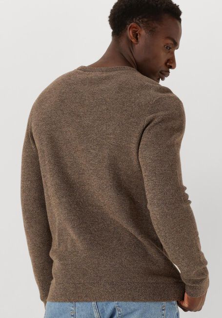 Braune SELECTED HOMME Pullover SLHROSS LS KNIT STRUCTURE CREW NECK NOOS - large