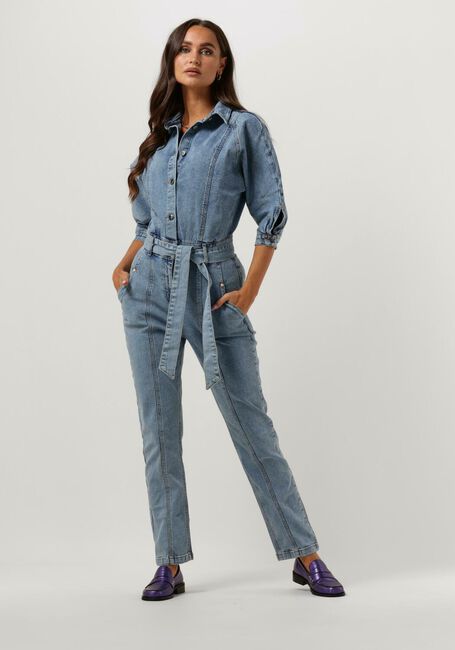 Blaue FREEBIRD Jumpsuit DENIM-TWILL-COT-23-3- - large