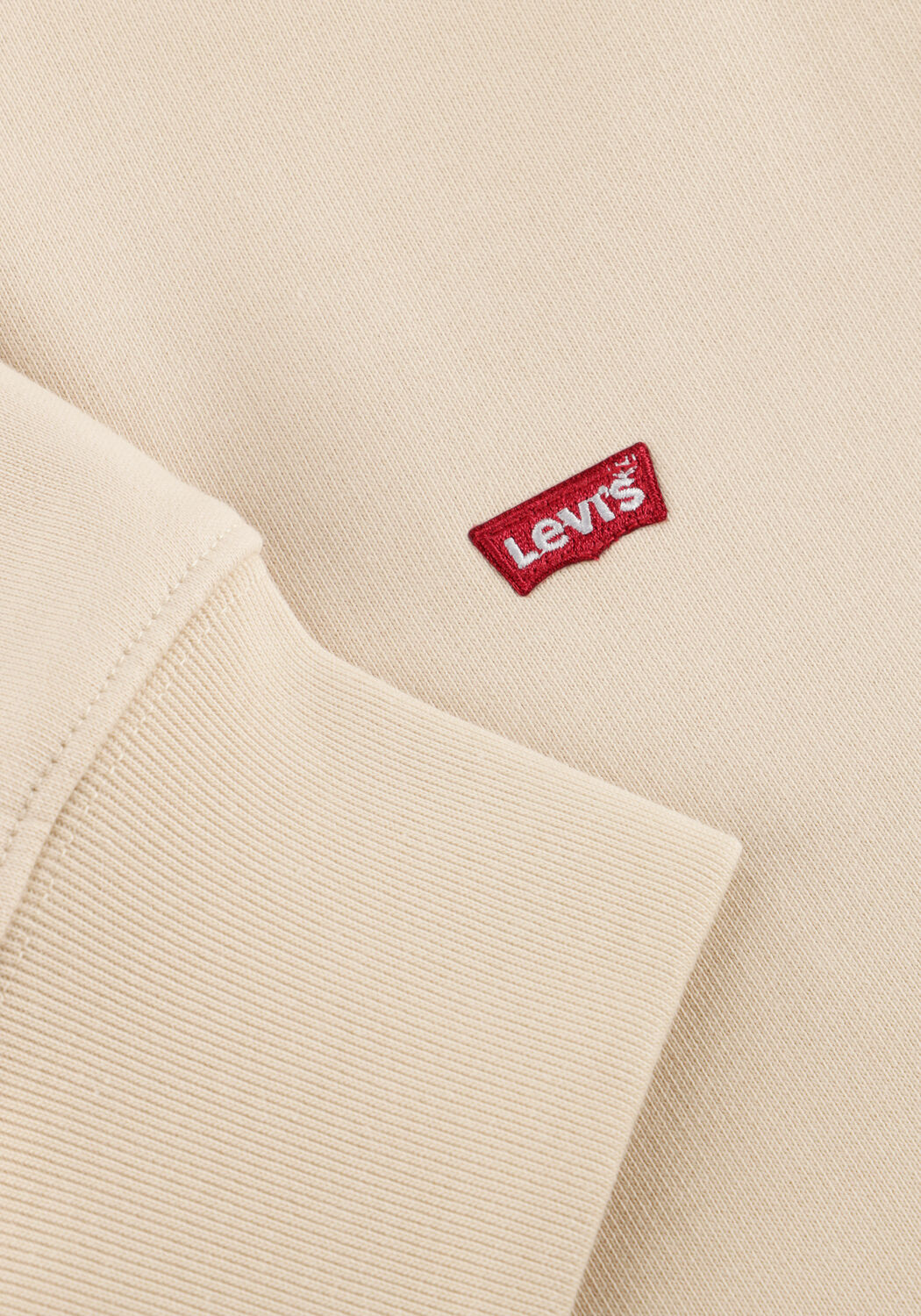 Beige LEVI'S Pullover ORIGINAL HM 1/4 ZIP - large