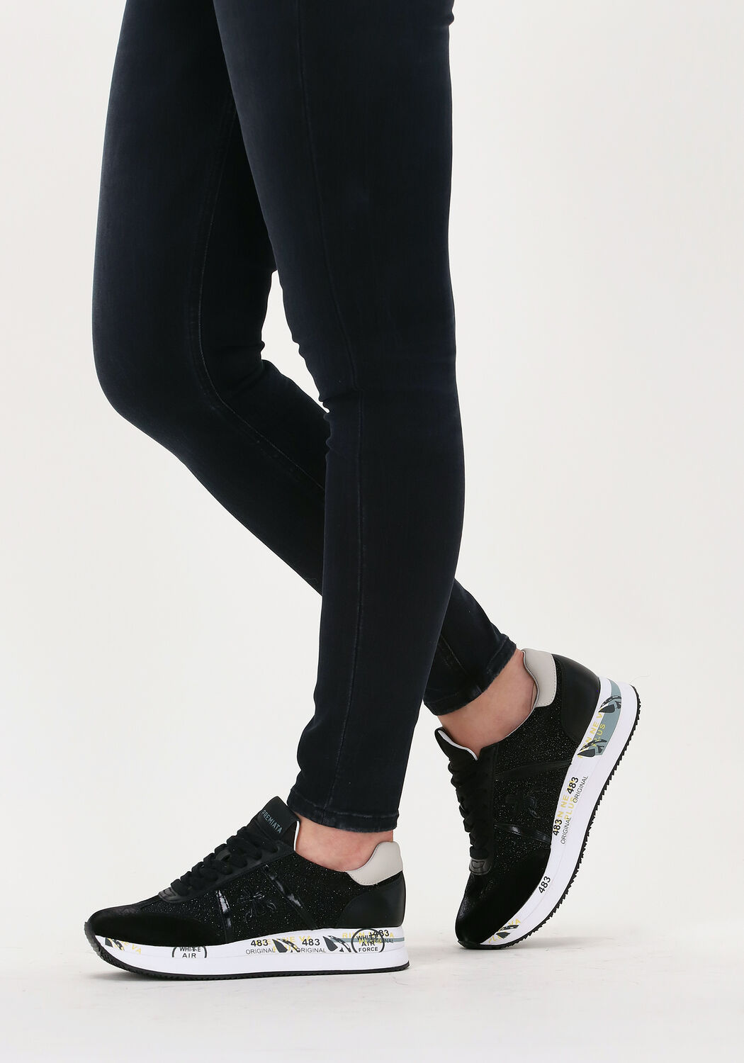 Schwarze PREMIATA Sneaker Low CONNY - large