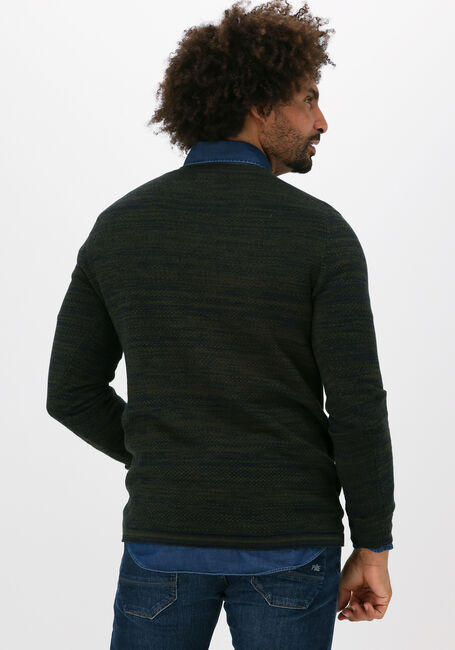 Dunkelgrün DSTREZZED Pullover CREW POPCORN MELANGE - large