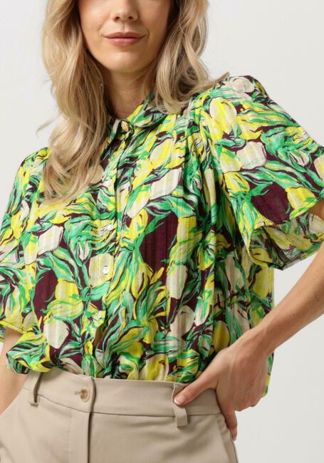 Gelbe POM AMSTERDAM Blusen LEMON TREE BLOUSE - large