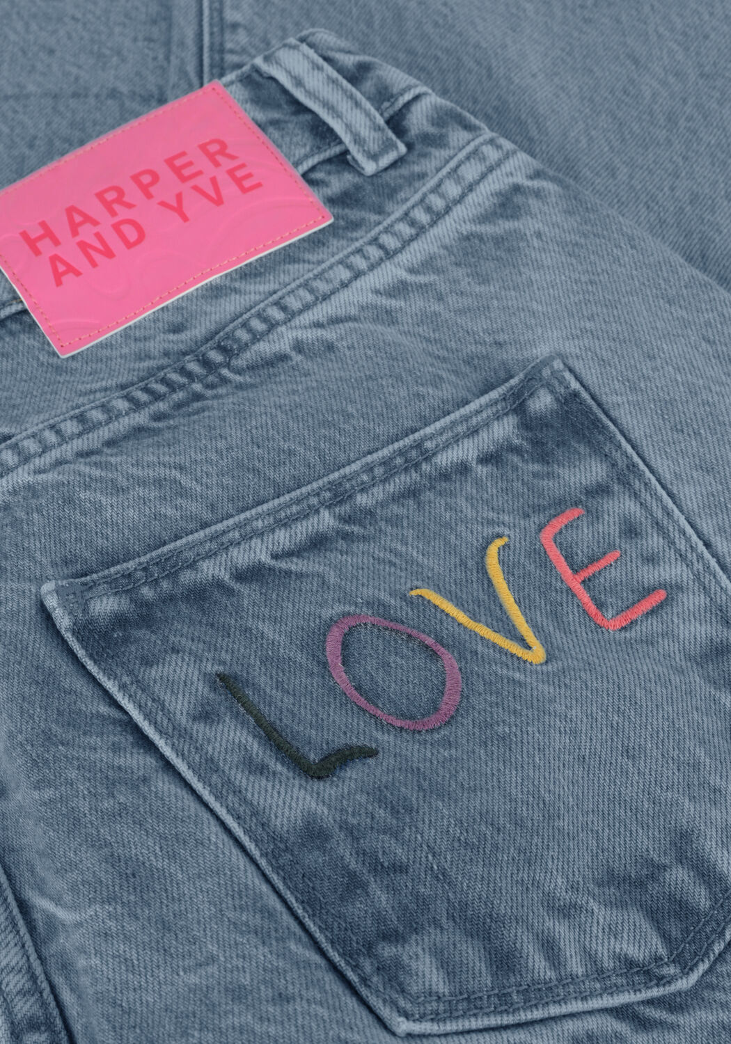 Blaue HARPER & YVE Wide jeans YVE-PA - large