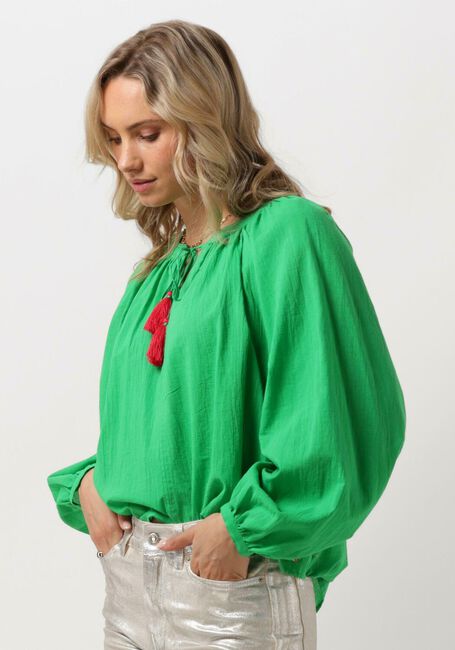 Grüne SCOTCH & SODA Blusen BALLOON SLEEVE TOP - large
