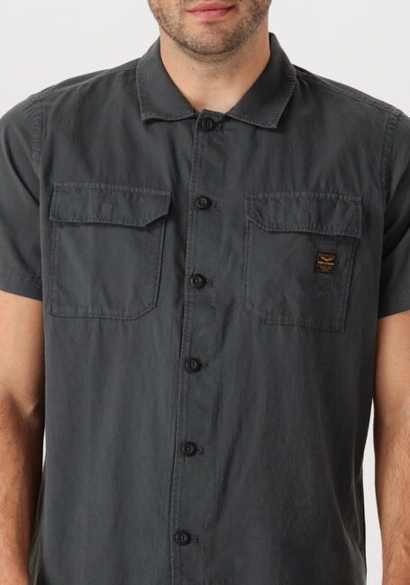 Dunkelgrau PME LEGEND Casual-Oberhemd SHORT SLEEVE SHIRT CTN  BEDFORD - large