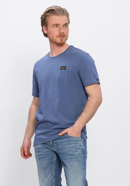Blaue PME LEGEND T-shirt SHORT SLEEVE R-NECK GUYVER TEE - large