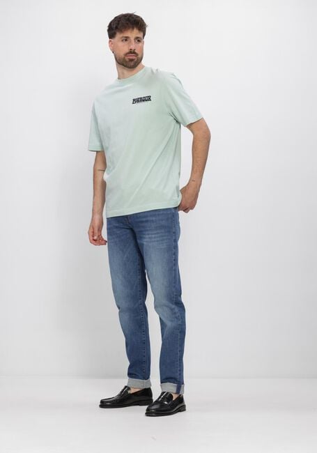 Hellblau BARBOUR T-shirt FROME RELAXED GRAPHIC - large