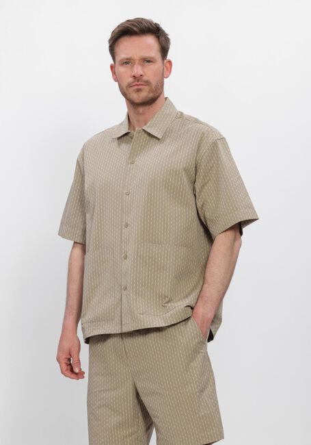 Khaki WOODBIRD Casual-Oberhemd WBWANG SHIKO SHIRT - large