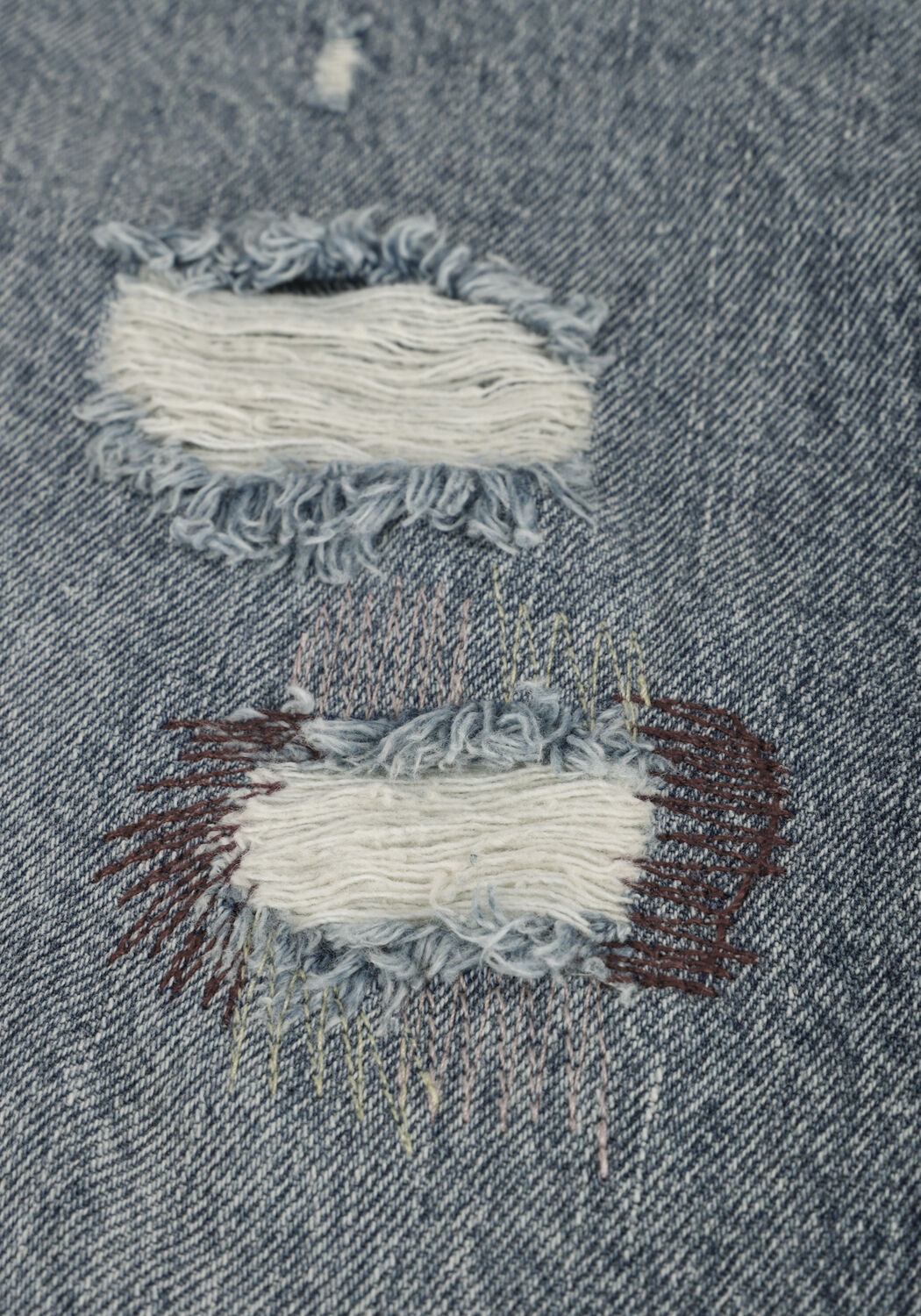 Blaue SCOTCH & SODA Wide jeans THE BUZZ SLIM BOYFRIEND JEANS - ALL TIED UP - large