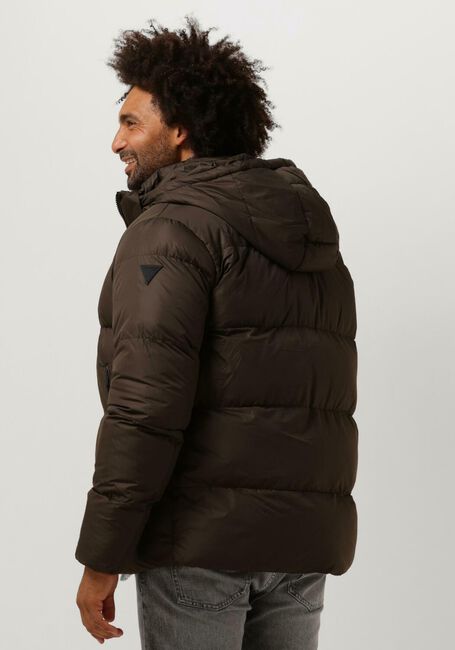 Braune PUREWHITE Wattierte Jack SHORT PADDED JACKET - large