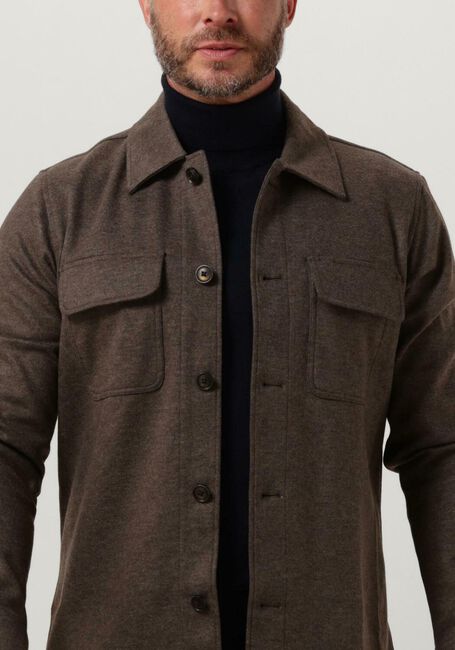 Braune PROFUOMO Overshirt OVERSHIRT KNITTED - large