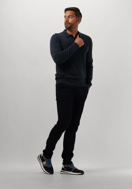 Blaue SAINT STEVE Polo-Shirt BEREND - large