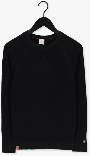 Schwarze CAST IRON Pullover R-NECK COTTON STRUCTURE SOLID - large