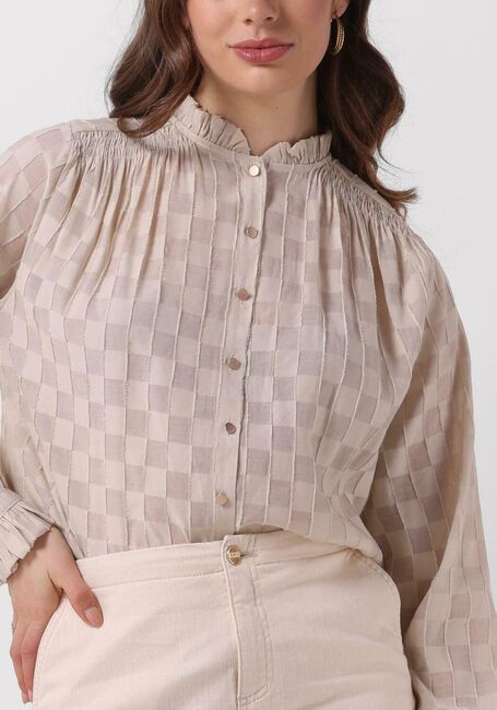 Sand NUKUS Blusen JENNA BLOUSE CHECK - large