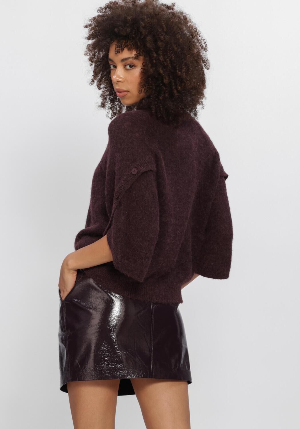 Bordeaux DANTE6 Pullover MAHANI CAPE SWEATER - large