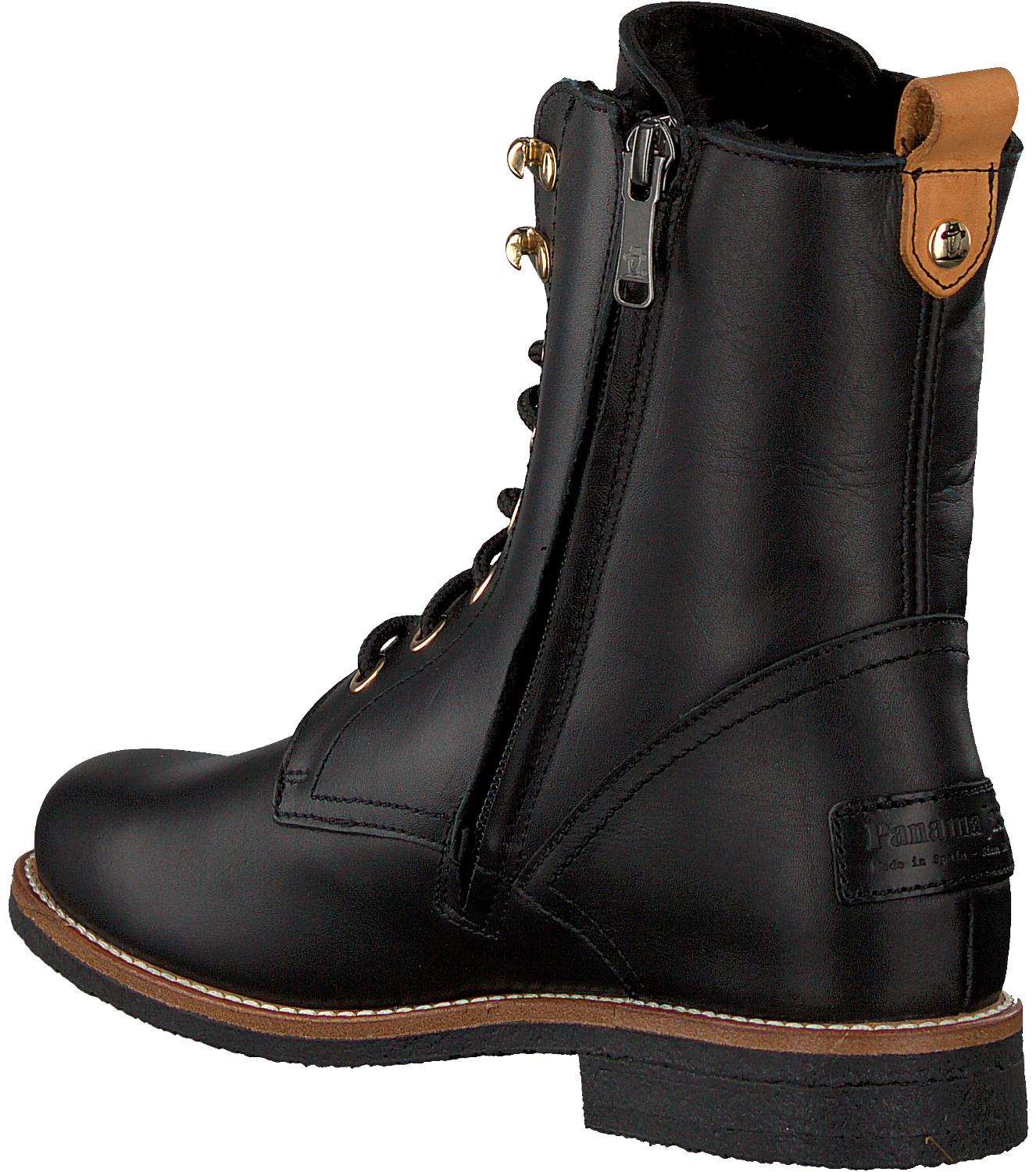 Schwarze Panama Jack Schnurboots Gatha Igloo Travelling B1 Omoda