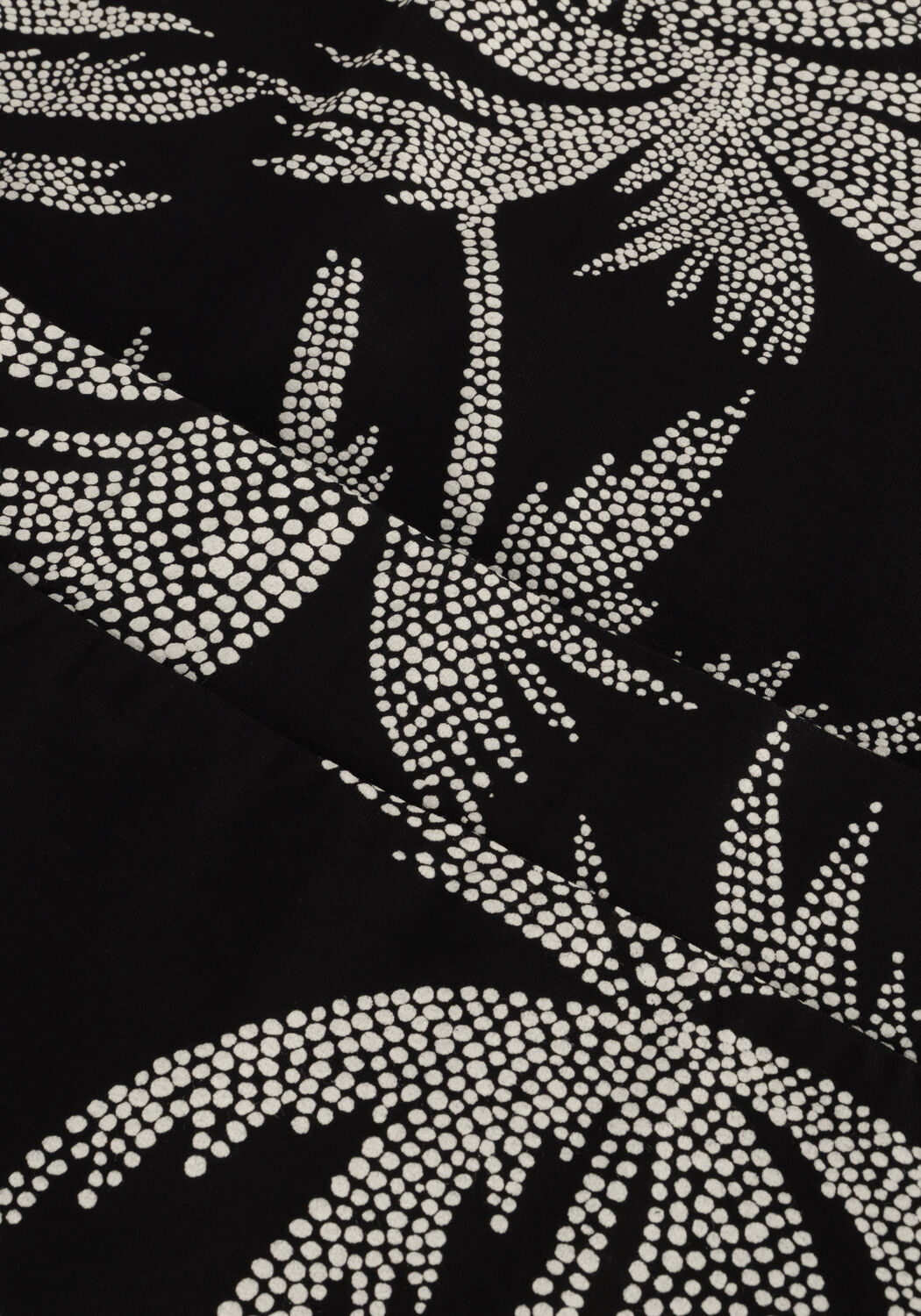 Schwarze JANSEN AMSTERDAM Maxirock VP663 JERSEY PRINTED WRAP SKIRT - large