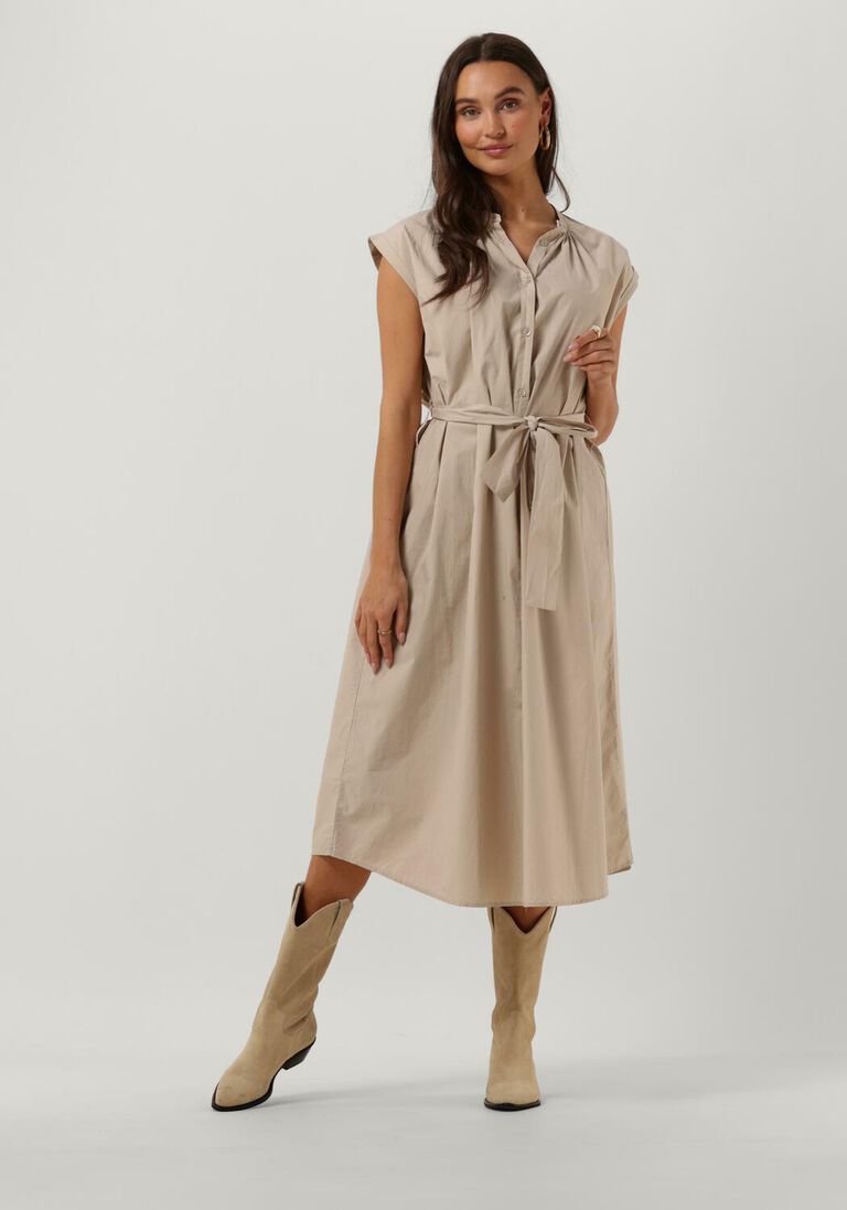 sand knit-ted midikleid karo