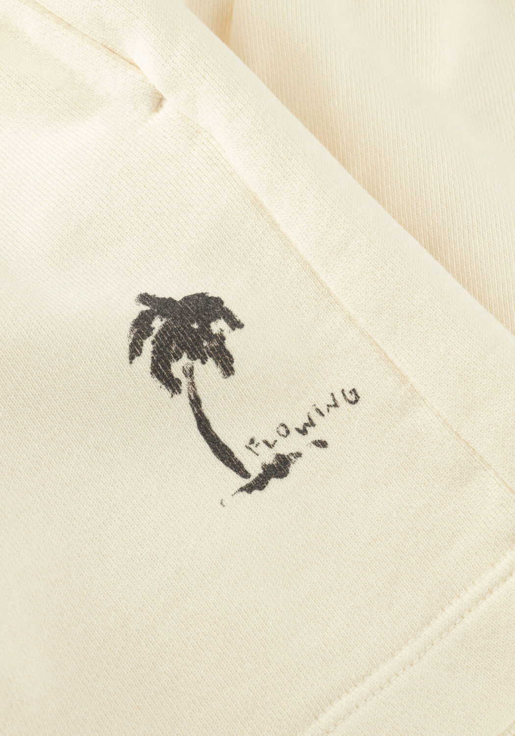 Ecru PLAY UP Kurze Hose FLEECE SHORTS - large