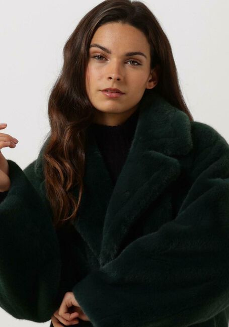 Grüne STAND STUDIO Fake-Fur-Jack MARIA COAT SOFT - large