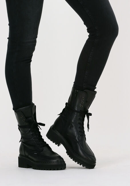 Schwarze NUBIKK Schnürboots FAE AUBINE - large
