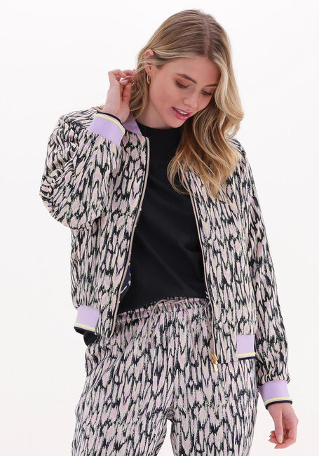 Mehrfarbige/Bunte SCOTCH & SODA Strickjacke PRINTED REVERSIBLE BOMBER JACKET - large