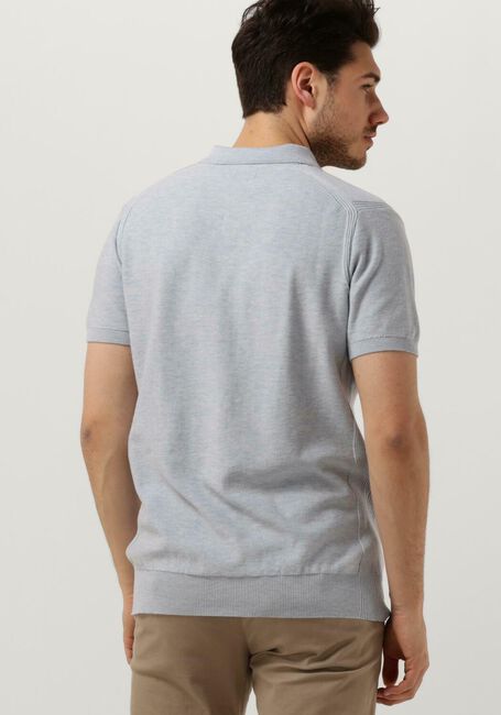 Blaue DSTREZZED Polo-Shirt MERCURY S/S POLO MELANGE SLUB - large