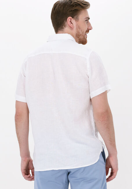 Weiße TOMMY HILFIGER Casual-Oberhemd PIGMENT DYED LI SF SHIRT S/S - large
