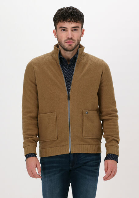 Ocker VANGUARD Strickjacke ZIP JACKET BOILED WOOLW - large