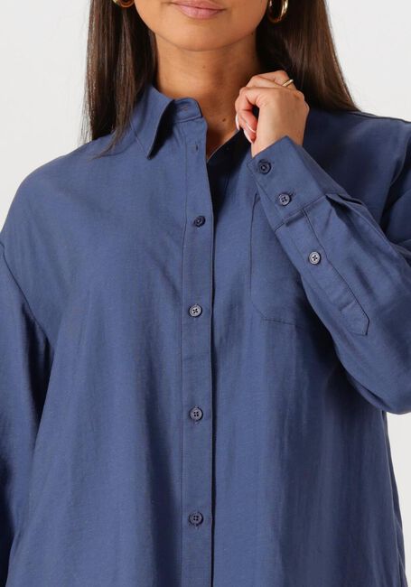 Blaue MSCH COPENHAGEN Blusen MSCHDISA SHIRT - large