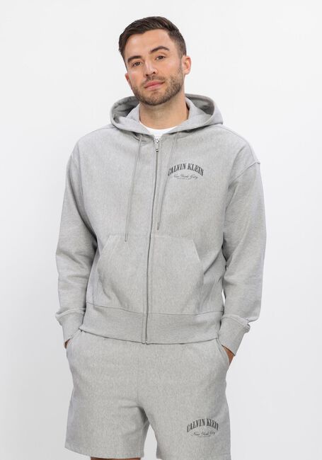 Hellgrau CALVIN KLEIN Sweatshirt LS PREMIUM TERRY CALVIN COLLEGIA - large