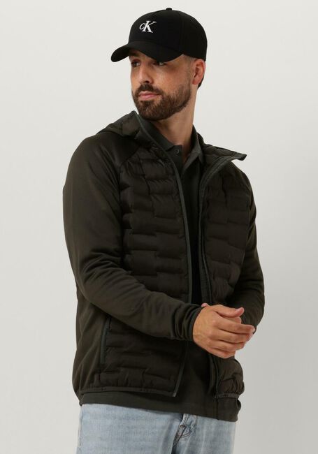 Olive PEAK PERFORMANCE Wattierte Jack M ARGON HYBRID HOOD - large