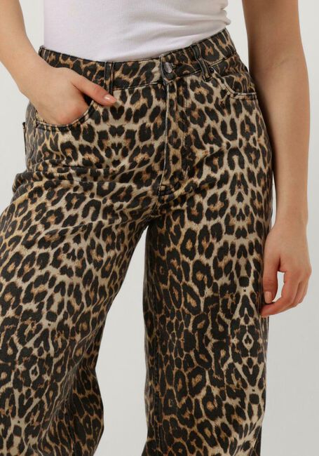 Braune CO'COUTURE Straight leg jeans LEO DENIM PANEL PANT - large