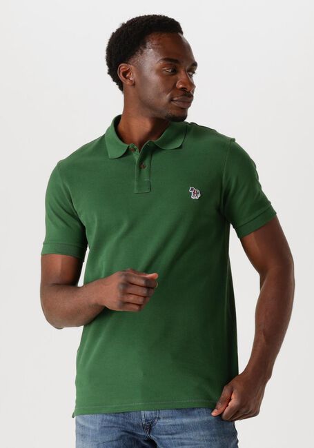 Grüne PS PAUL SMITH Polo-Shirt MENS SLIM FIT SS POLO SHIRT ZEBRA - large