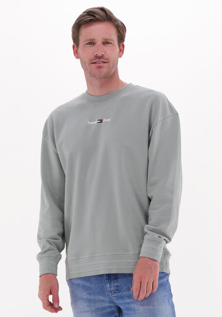 Sand TOMMY JEANS Pullover TJM CASUAL LINEAR CREW - large