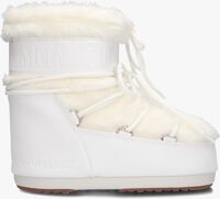 Weiße MOON BOOT  ICON LOW FAUX FUR - medium